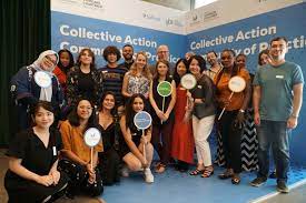 YBI members posing for a photo together at a community of practice member event