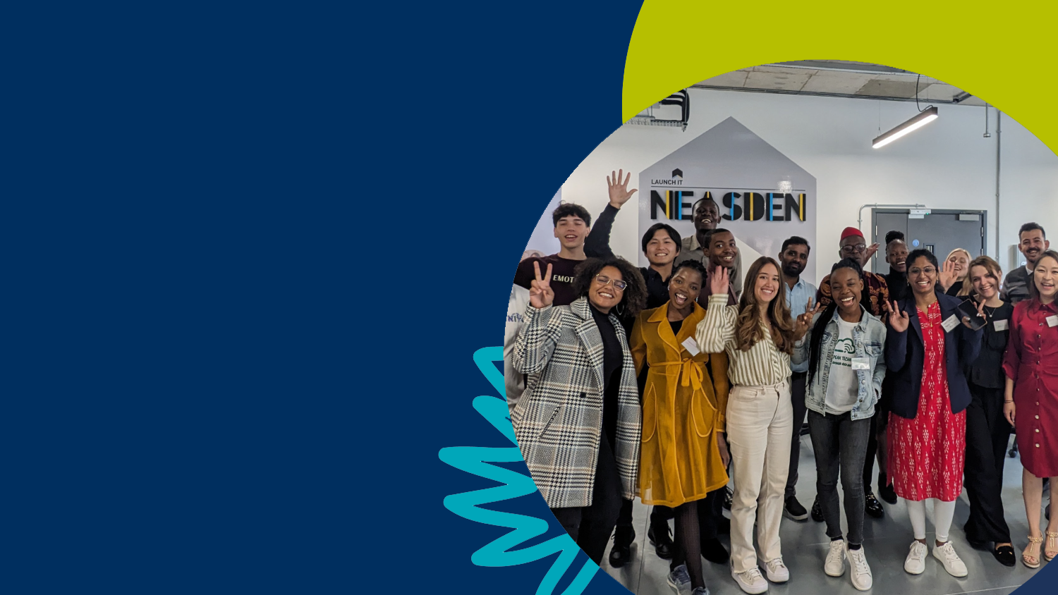 Cover image for the YBI Impact Report 2024 featuring a group photo from the YBI Bootcamp